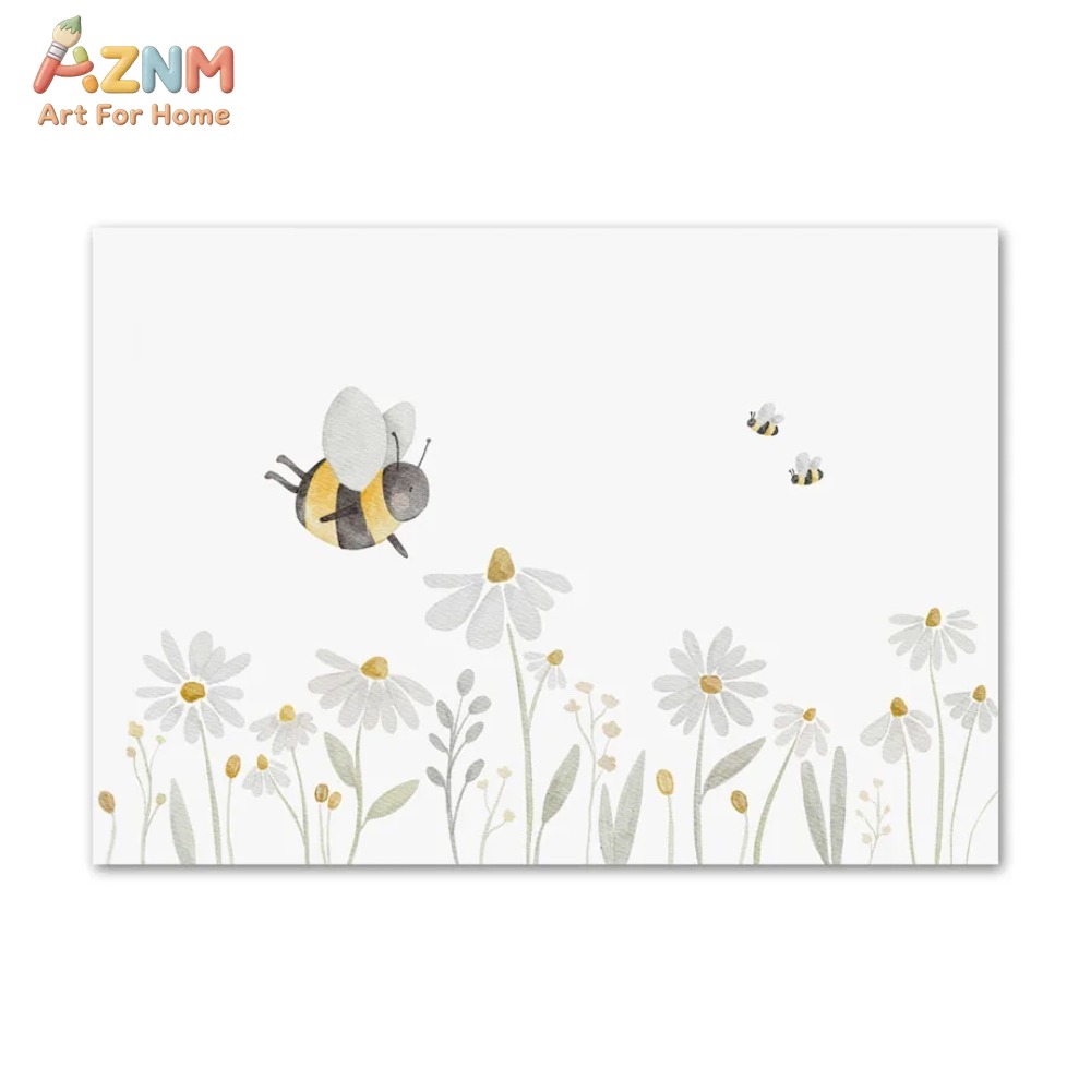 AZNM สีน้ำหมีสุนัขจิ้งจอกสัตว์ - Baby Nursery Frames บทวิจารณ์และราคา