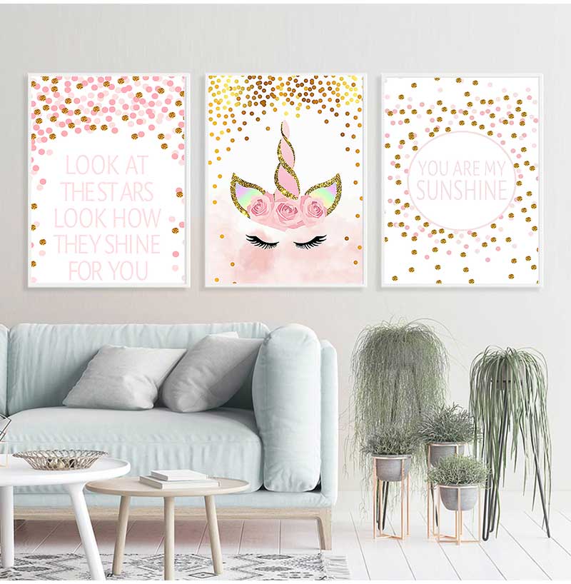 ภาพตกแต่งห้องนอนเด็กผู้หญิง ตก - Baby Girl Nursery Quotes บทวิจารณ์และราคา
