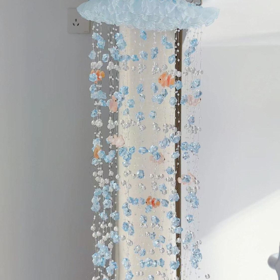 โมบายลมแขวนตกแต่งสวน Air Koi ช - Baby Nursery Decor Girl บทวิจารณ์และราคา