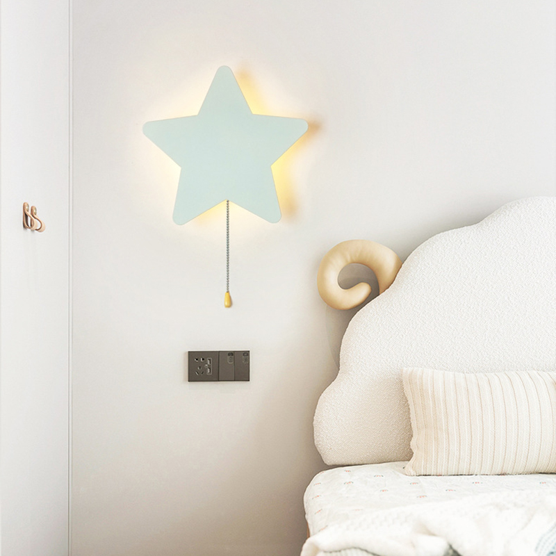 พอร์ต USB ชาร์จ AA แบตเตอรี่ดํ - Baby Nursery Wall Lights บทวิจารณ์และราคา