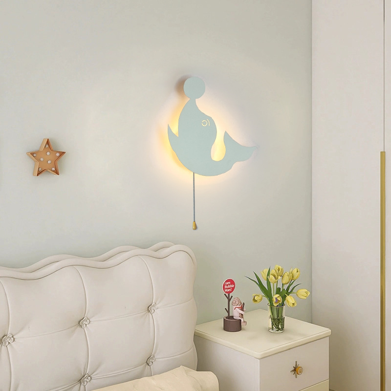 พอร์ต USB ชาร์จ AA แบตเตอรี่ดํ - Baby Nursery Wall Lights บทวิจารณ์และราคา