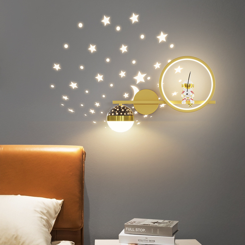 ตกแต่งบ้านโปรเจคเตอร์ดาวโคมไฟต - Baby Nursery Wall Lights บทวิจารณ์และราคา