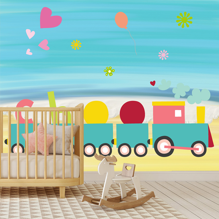 วอลเปเปอร์ติดผนังแบบลอกและติดเ - Baby Nursery Peel And Stick Wallpaper บทวิจารณ์และราคา