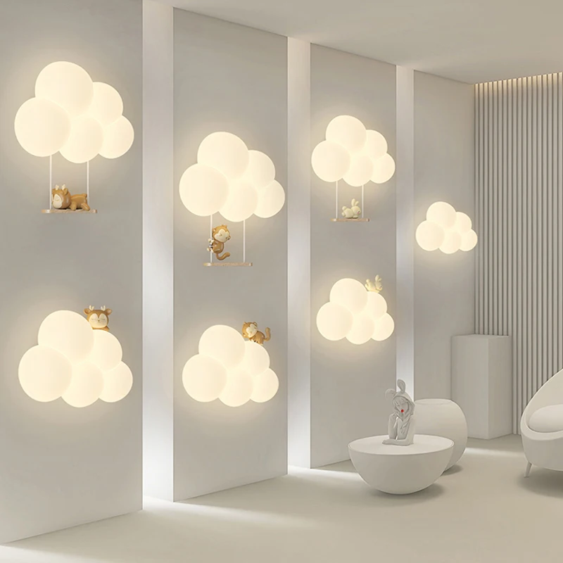 ครีมสไตล์การ์ตูนสร้างสรรค์ห้อง - Baby Nursery Wall Lights บทวิจารณ์และราคา