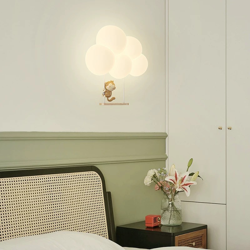 ครีมสไตล์การ์ตูนสร้างสรรค์ห้อง - Baby Nursery Wall Lights บทวิจารณ์และราคา