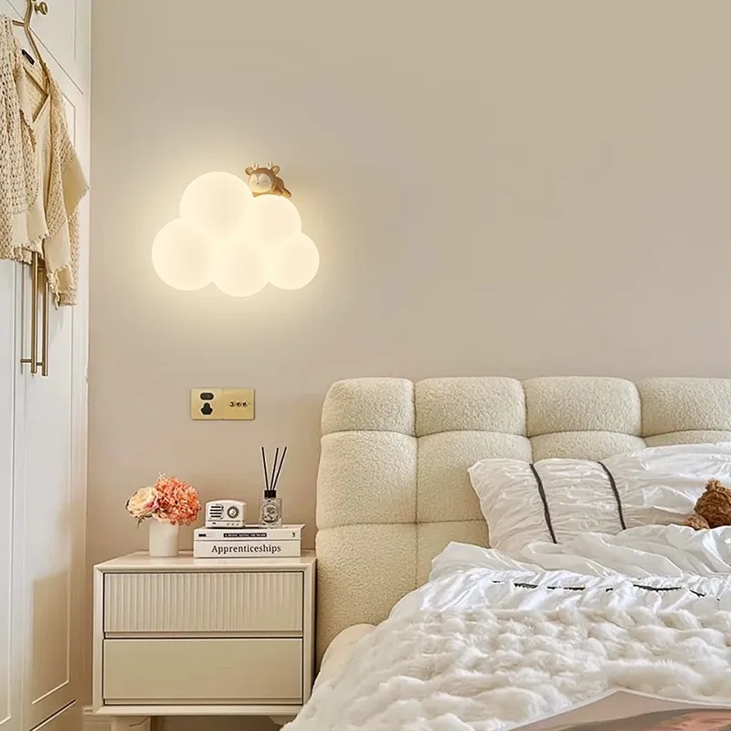 ครีมสไตล์การ์ตูนสร้างสรรค์ห้อง - Baby Nursery Wall Lights บทวิจารณ์และราคา