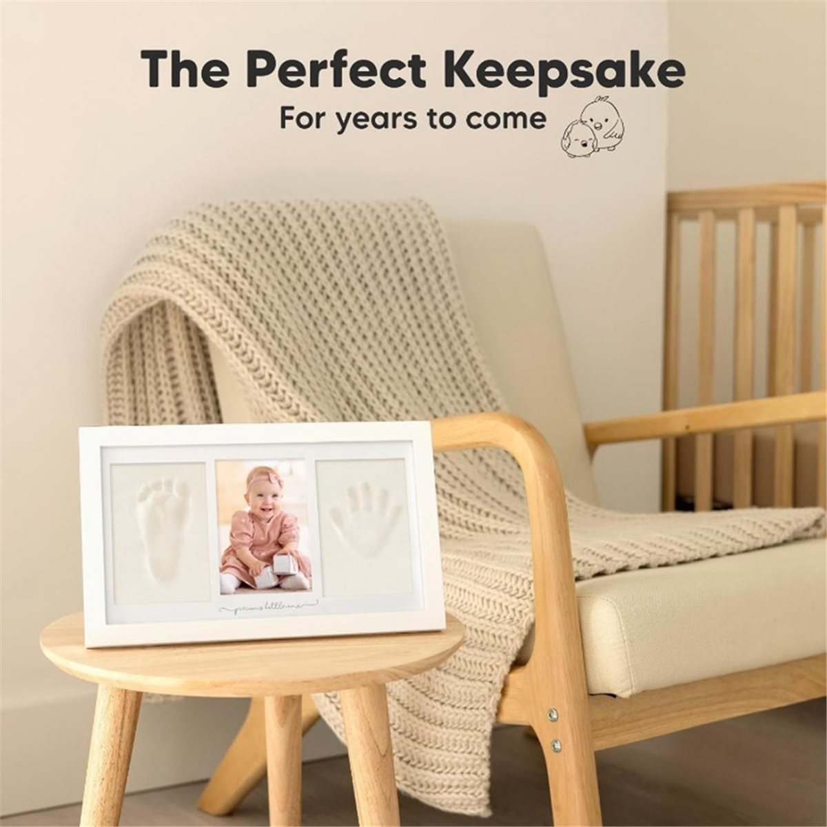 ชุดของที่ระลึกรอยมือและรอยเท้า - Baby Nursery Frames บทวิจารณ์และราคา