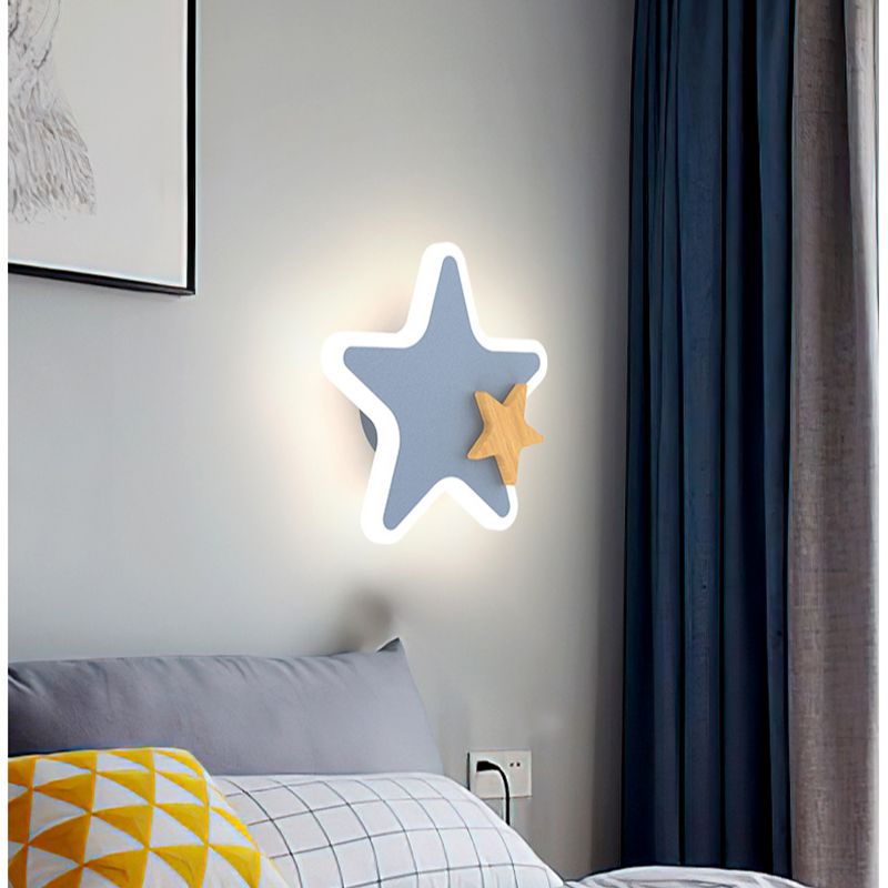 โคมไฟติดผนังจรวด LED การ์ตูนโค - Baby Nursery Wall Lights บทวิจารณ์และราคา