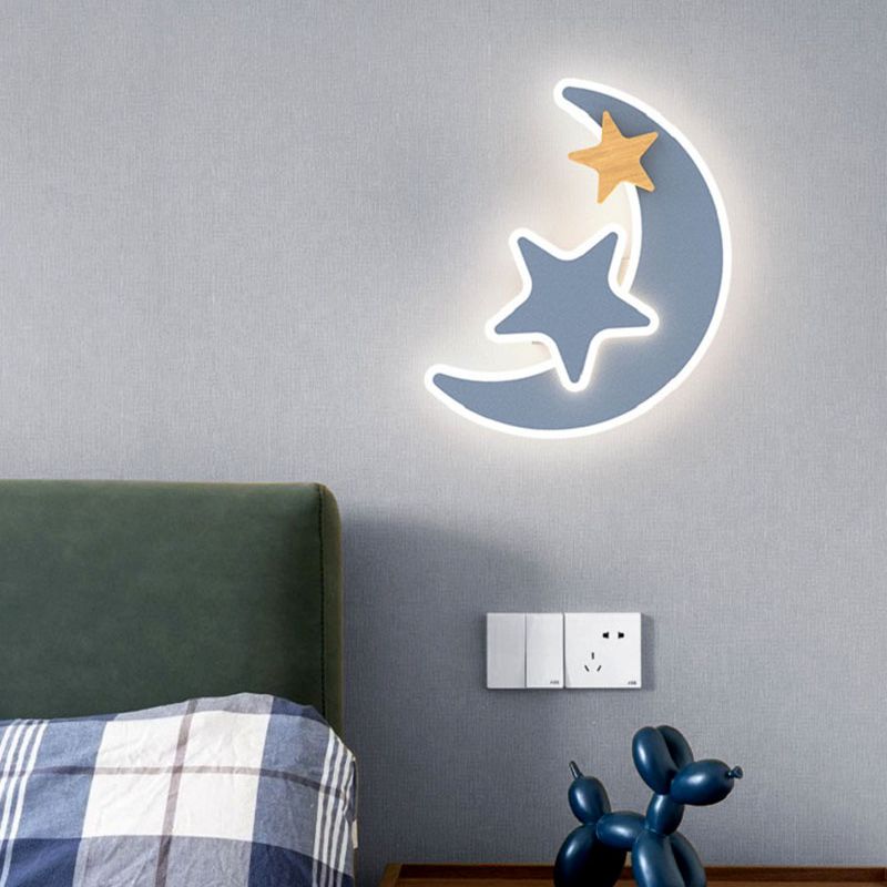 โคมไฟติดผนังจรวด LED การ์ตูนโค - Baby Nursery Wall Lights บทวิจารณ์และราคา